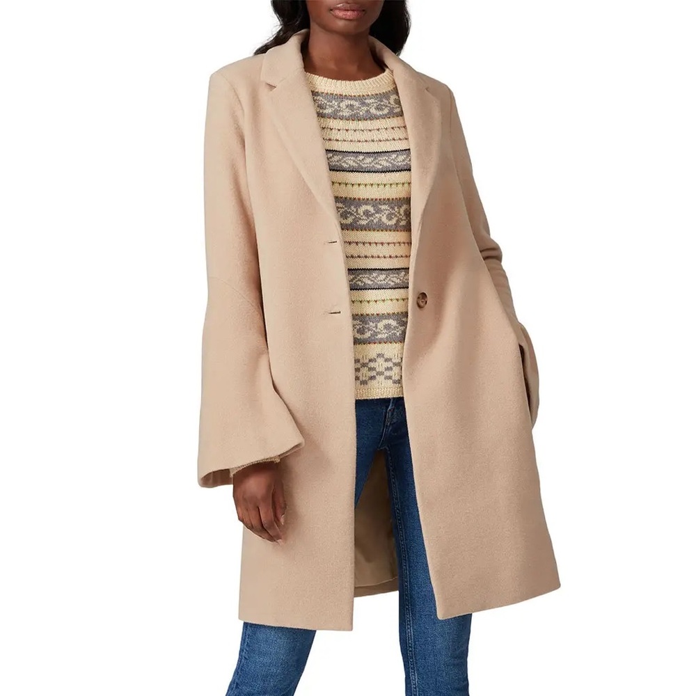 Derek Lam Camel Bell Sleeve Coat $645.